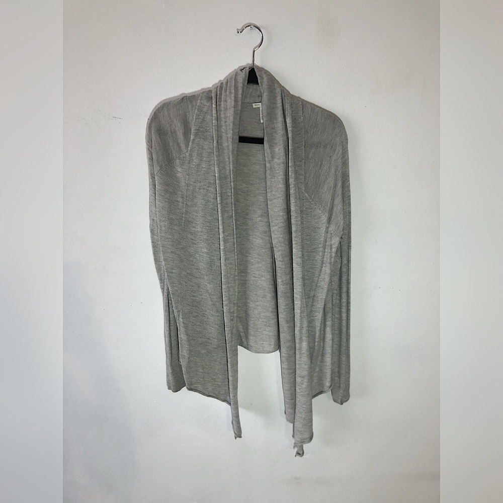 Gray cardigan